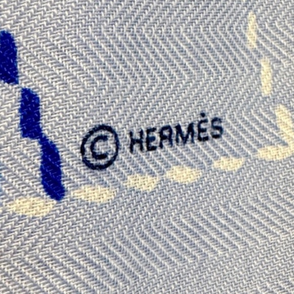 Hermes Pique Sellier shawl 140 - Picture 7 of 10